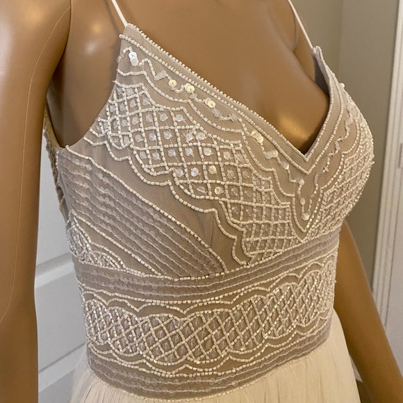 Adrianna Papell full length beaded gown - Picture 2 of 10